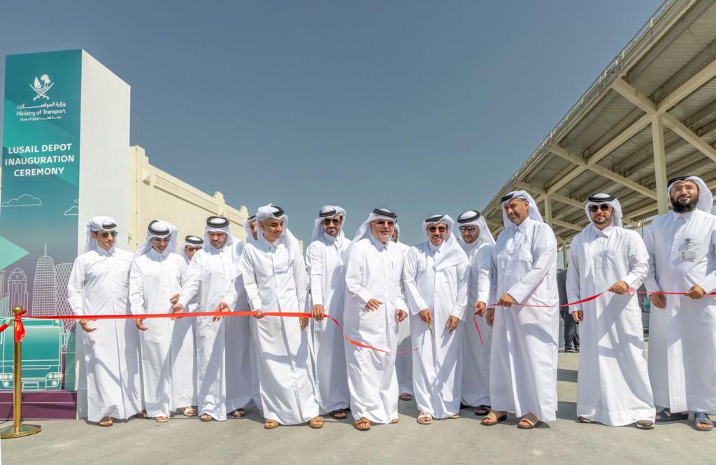 Minister Inaugurates Lusail Bus Depot Ministry Of Transport