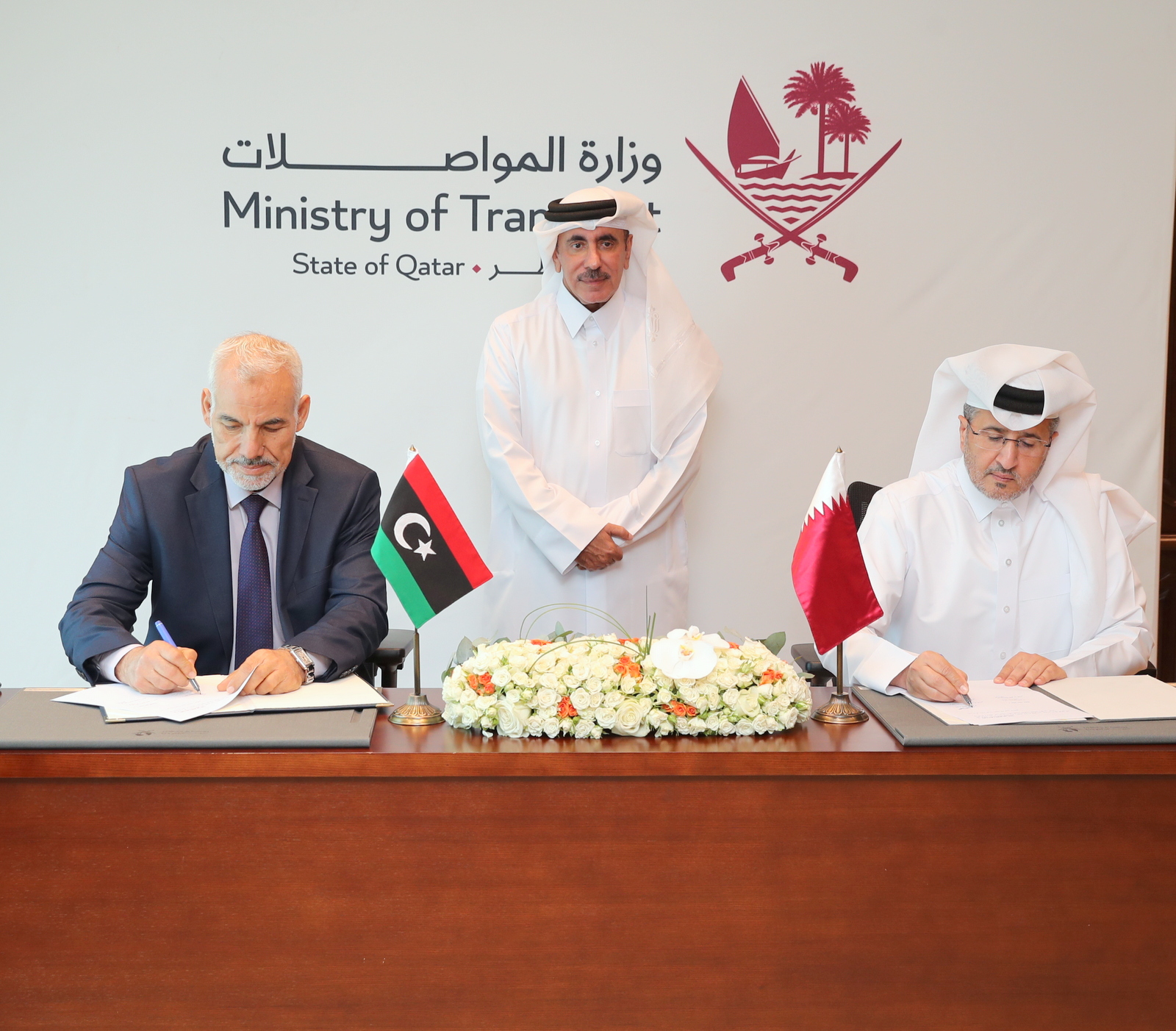 Minister Attends Qatar-Libya Air Services Agreement, MoU Signing Ceremony 