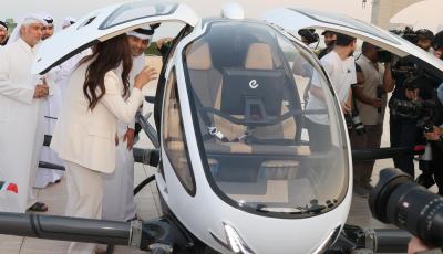 Minister Witnesses Trial of First Flight with Unmanned eVTOL in Qatar