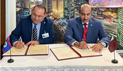Qatar, Belize Sign Air Services Agreement