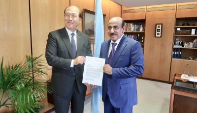 وزير المواصلات والاتصالات يجتمع مع أمين عام المنظمة البحرية الدولية (IMO)