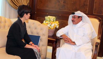HE the Minister Meets with Hungarian Minister of State for Foreign Affairs