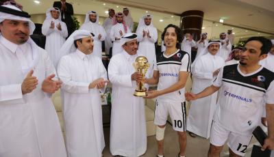 (الريل) بطلا لكأس وزير المواصلات والاتصالات الرمضانية