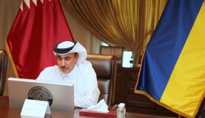 وزير المواصلات والاتصالات ووزير البنية التحتية الأوكراني يشهدان على التوقيع بالأحرف الأولى لاتفاقية عقد امتياز تطوير وتشغيل ميناء إس سي أولفيا أوكرانيا