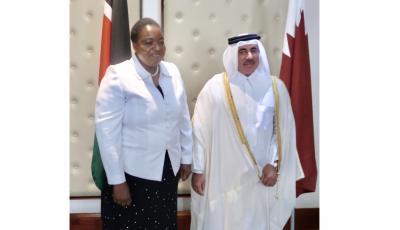 Minister Holds Talks with Kenyan Foreign Affairs Cabinet Secretary