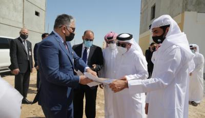 وزير المواصلات والاتصالات يتفقد الأعمال الإنشائية لمشاريع برنامج البنية التحتية لحافلات النقل العام