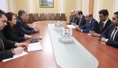 Minister Meets with Deputy Head of Office of Ukraine President 