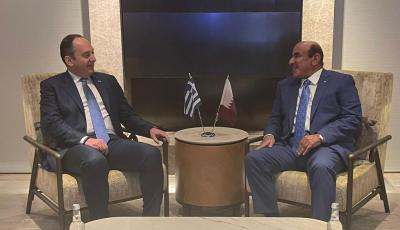 Minister Meets with Greek Maritime Affairs Minister