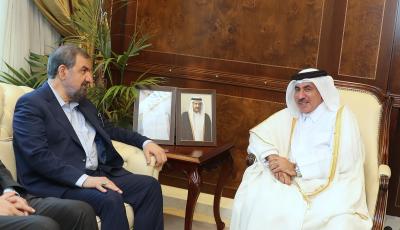 وزير المواصلات يجتمع مع مساعد الرئيس الإيراني للشؤون الاقتصادية