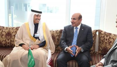 وزير المواصلات يجتمع مع وزير النقل السعودي