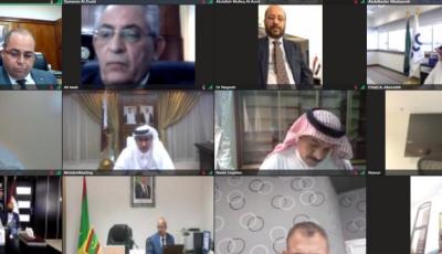 وزير المواصلات والاتصالات يشارك عن بعد في الجمعية العمومية لعرب سات