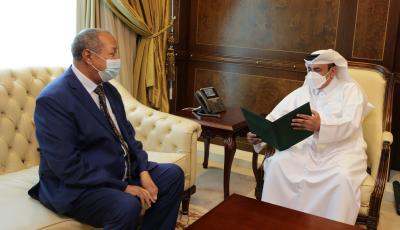 وزير المواصلات والاتصالات يتسلم رسالة من وزير النقل السوداني