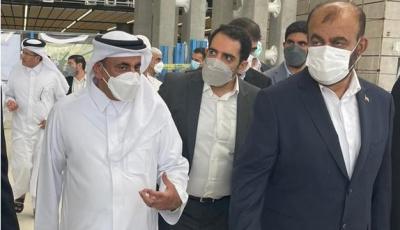 وزير المواصلات يقوم بزيارة ميناء جزيرة كيش السياحي وتوسعة مطار كيش