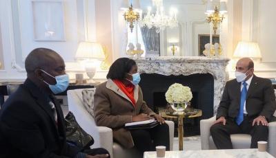 Minister Meets with St. Lucian IMO Delegation