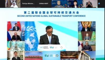 Minister Heads Qatar Delegation to 2nd UN Global Sustainable Transport Conf
