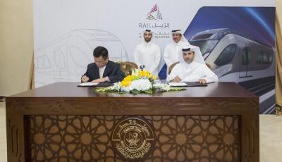 Qatar Rail signed an agreement to purchase 35 trains for the Doha Metro