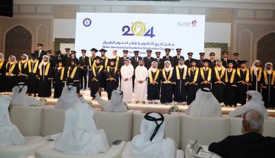 تحت رعاية وحضور وزير المواصلات أكاديمية قطر لعلوم الطيران تحتفل بتخريج طلبة (2024)