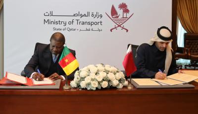 Qatar-CameroonSignAirServicesAgreement