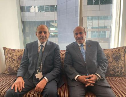 Minister Meets with Egypt Civil Aviation Minister
