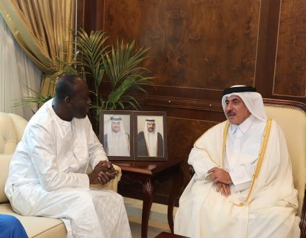 Minister Meets with Gambian Counterpart