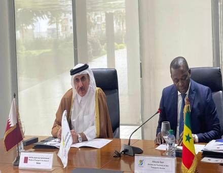 Minister Meets with Senegal Tourism, Air Transport Minister