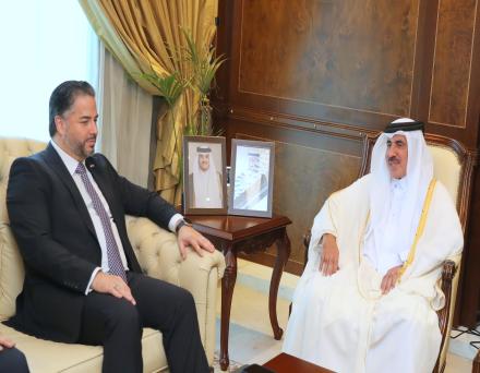 Minister Meets with Lebanese Caretaker Minister of Economy