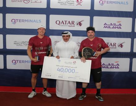 QA Wins Minister of Transport 3rd Padel Cup
